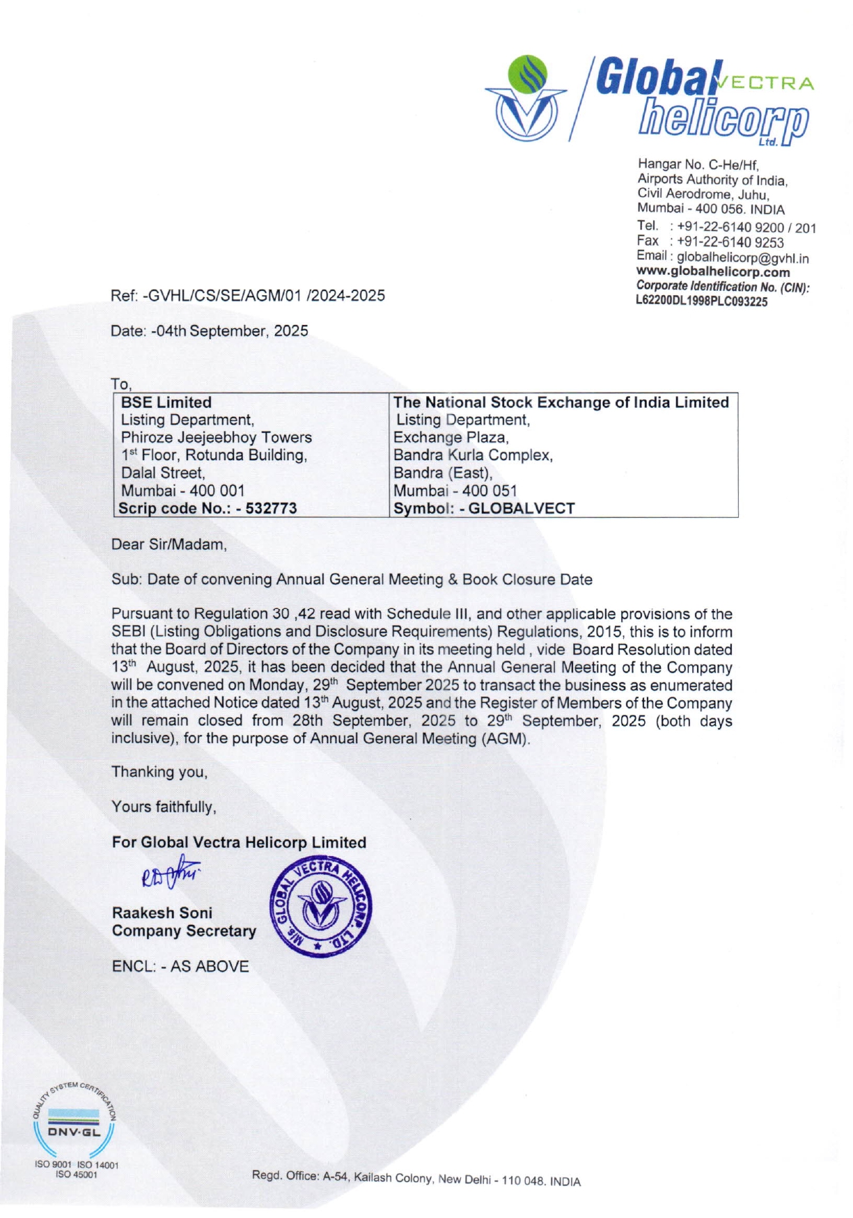Notice of 27th AGM