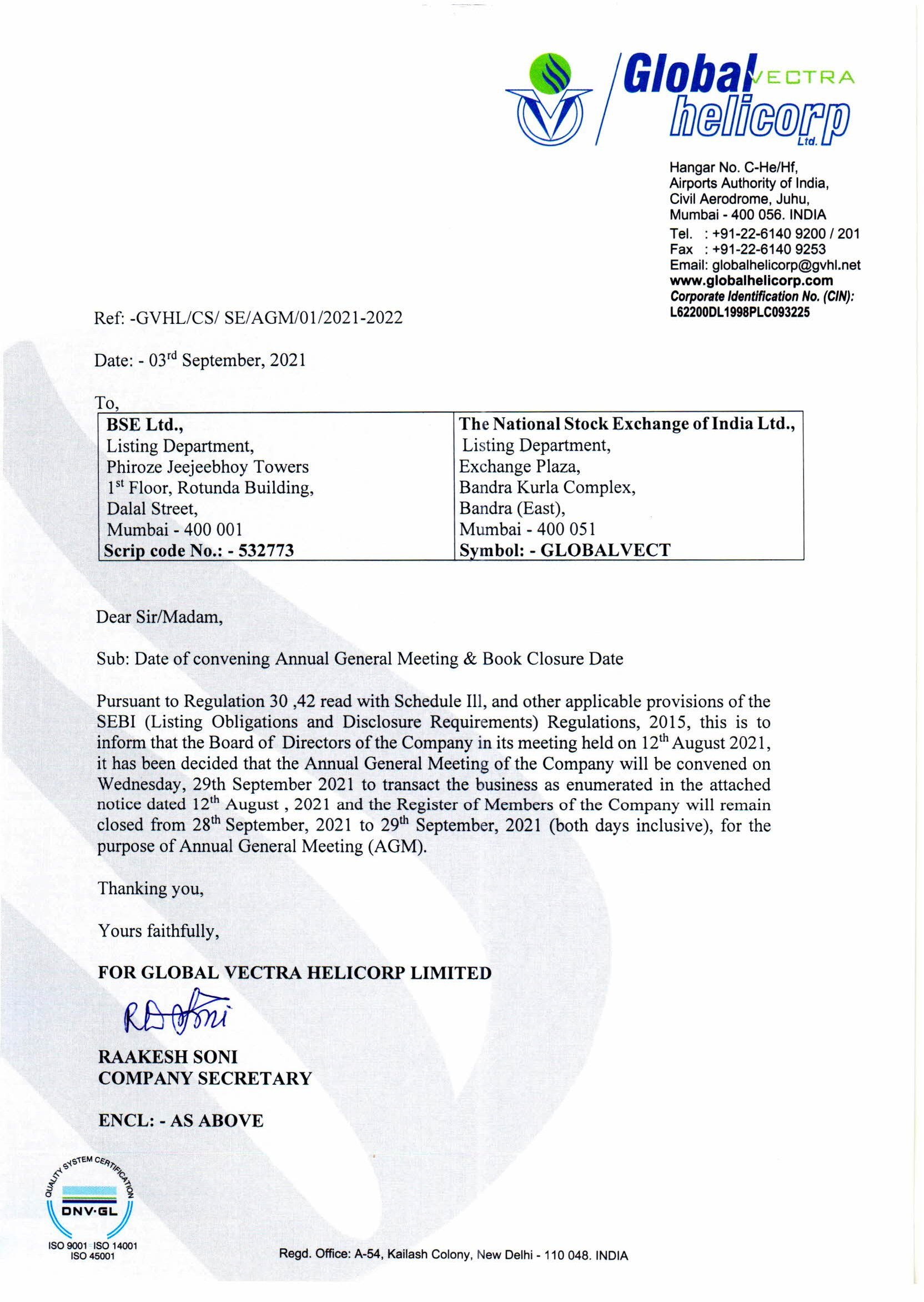 Notice of Annual General Meeting