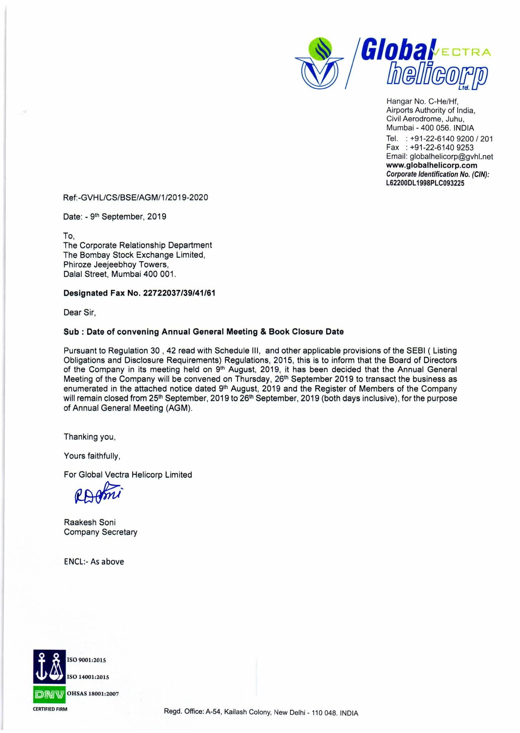 Notice of Annual General Meeting